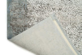 Covor Abstract/Modern Living Crem/Albastru din Acril Dreptunghiular colectia Violet 2613C